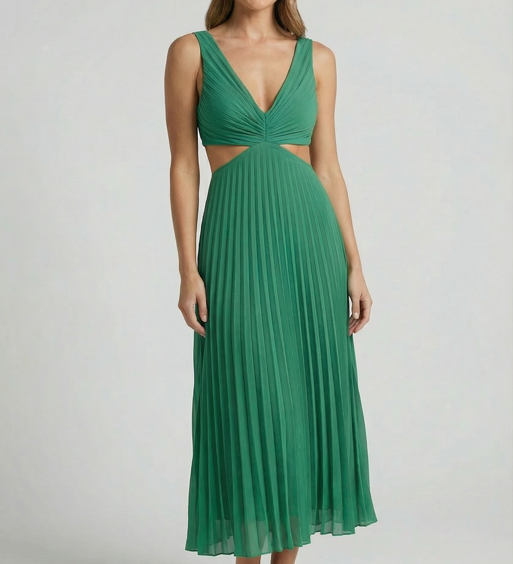 Karina | Elegantní plisované maxi šaty