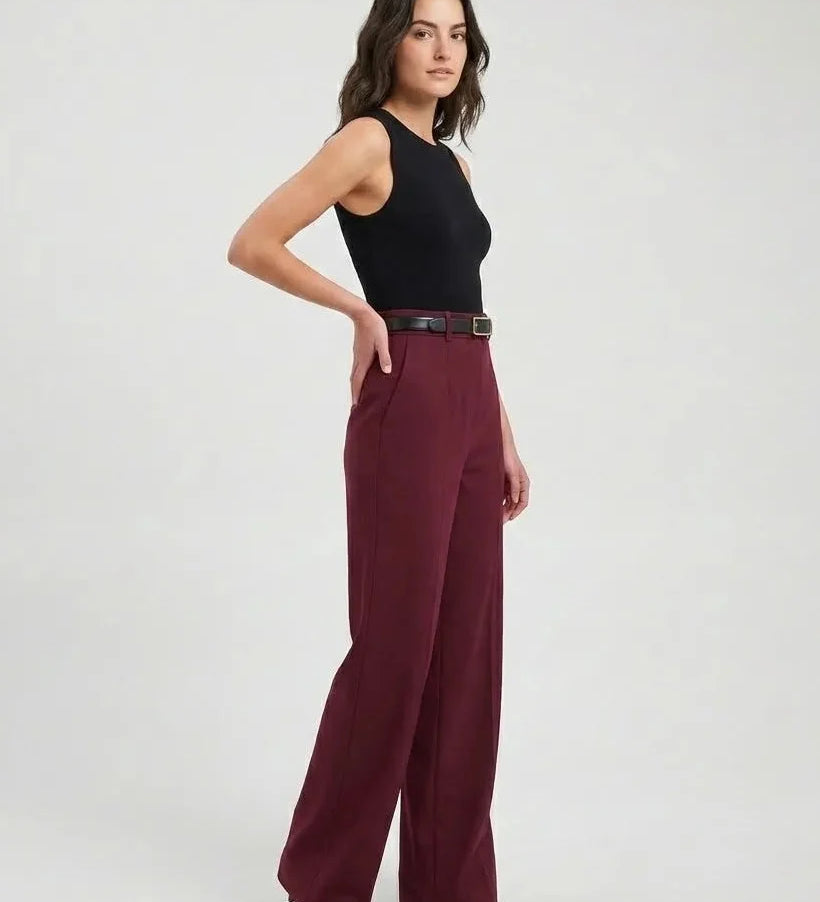 Dorota | Elegantní kalhoty s vysokým pasem
